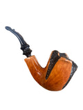 Nording Spiral Natural Rusticated Freehand Pipe