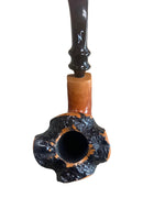 Nording Spiral Natural Rusticated Freehand Pipe